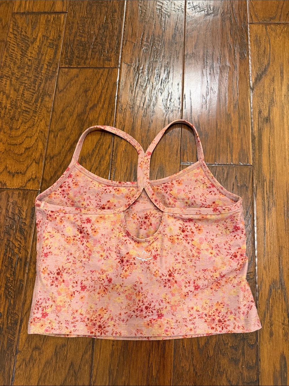Beyond Yoga space dye slim Pink Floral Tank Top - Picture 2 of 2